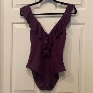 Becca plunge one piece swimsuit